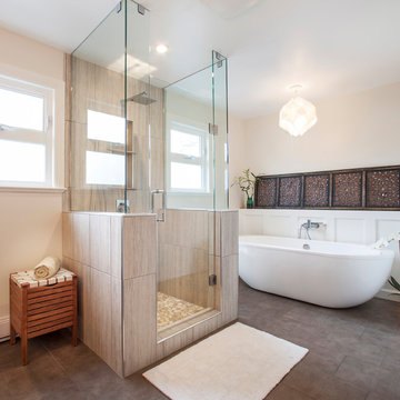 Transitional Walk in Shower