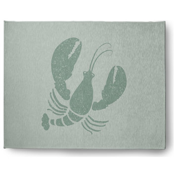 8' x 10' Lobster Nautical Indoor/Outdoor Rug, Sage