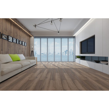 Dekorman Villa AC3 Laminate Flooring, 17.68 Sq. ft., Smoke Oak