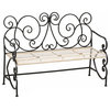 European Style Metal Outdoor Bench