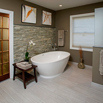 Transitional Master Bathroom