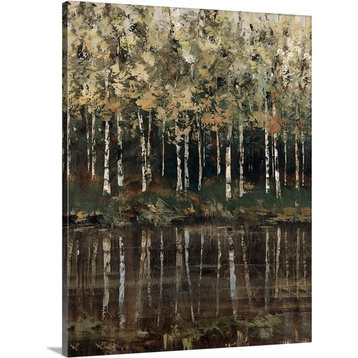 Birch Trees Wrapped Canvas Art Print, 24"x30"x1.5"
