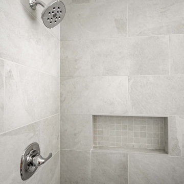Slate Look in Master Bathroom