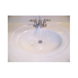 Integral Recessed Oval Bowl - Bathroom Sinks