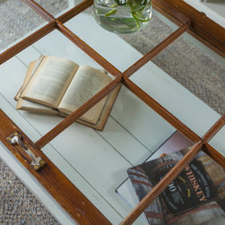Rustic Wooden Reclaimed Window Coffee Table - Products