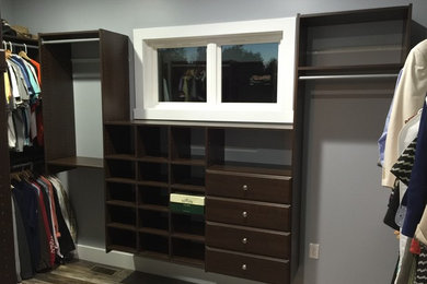 Inspiration for a modern closet remodel in Grand Rapids