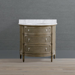 Marion Demilune 36" Single Bath Vanity - Vanity Tops And Side Splashes