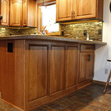 Kitchen Design: StarMark Cabinetry Royale Door Style, Hickory Doors in Toffee