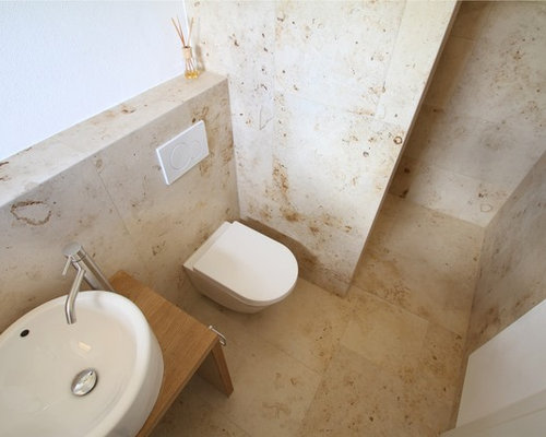solnhofener platten im badezimmer, genossenschafts-werke für solnhofener platten gmbh - solnhofen, de 91807, Innenarchitektur