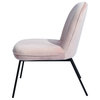 Homycasa 23 Wide Velvet Slipper Chair