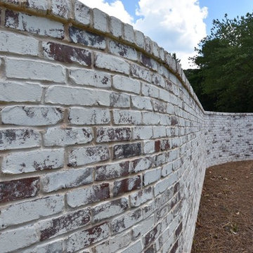 Newnan French Country Estate Lime Wash and Marmorino Plaster