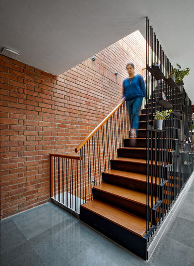 Industrial Staircase by Vishwa Design Studio