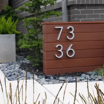 Luxury Home custom address signage