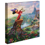 Thomas Kinkade Studios - Fantasia, Gallery Wrapped Canvas, 14"x14" - Featuring Thomas Kinkade best-loved images, our Gallery Wraps are perfect for any space. Each wrap is crafted with our premium canvas reproduction techniques and hand wrapped around a deep, hardwood stretcher bar. Hung as an ensemble or by itself, this frame-less presentation gives you a versatile way to display art in your home.