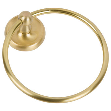 500 Series Towel Ring, Satin Brass