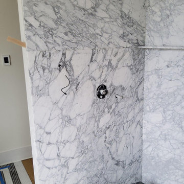 "Statuario" Honed Marble
