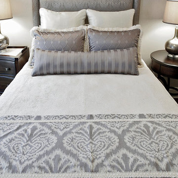 Gray and Ivory Bedroom