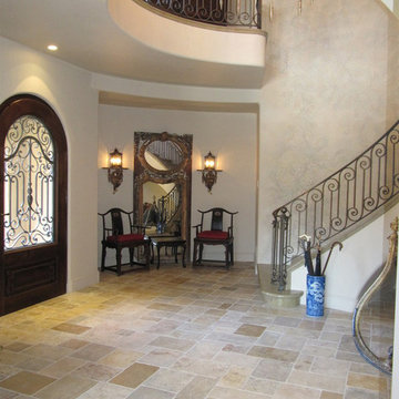 Stone Floor – Antique, Reclaimed Limestone ‘barre gray’ pavers
