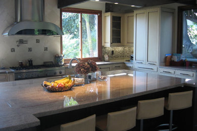 Inspiration for a transitional kitchen remodel in Orange County
