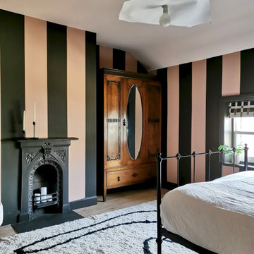 The Striped Guest Bedroom