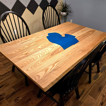 Custom Ash Conference Table | Michigan Epoxy Boardroom Table