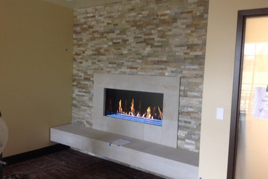 DaVinci custom fireplace