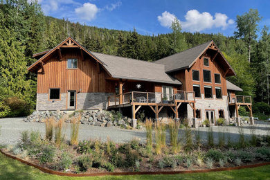 Example of an exterior home design in Other