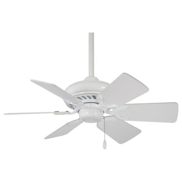 Minka Aire Supra 32" Ceiling Fan, White