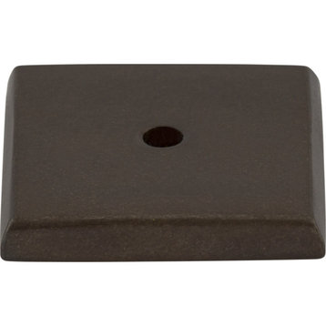 Top Knobs M1452 Square 1-1/4 Inch Knob Backplate - Medium Bronze
