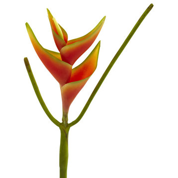 14" Mini Heliconia Artificial Flower, Set of 6