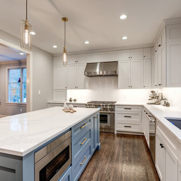 Contemporary Whole Home Renovation in Chevy Chase, MD.