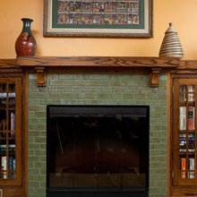 Fireplace tile