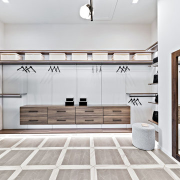 Luxury Modern Master Closets – Minimalist Open-Concept Designs