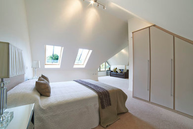 Photo of a modern bedroom in London.