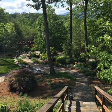 Hardscaping Included With Water Feature Implementation