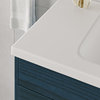 The Lockhart Bathroom Vanity, Modern Blue, 36", Single Sink, Freestanding