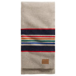 Pendleton - Pendleton National Park Yellowstone Queen Blanket - A made-in-USA wool blanket in our updated Yellowstone pattern, designed to capture the varied colors and landscapes of our country’s oldest national park. Includes a special woven label with park name and image of an important natural feature.
