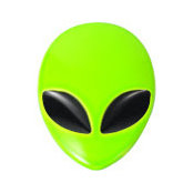 Alien man's photo