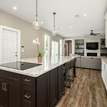 Deering Ct. Kitchen, Living Room and Addition