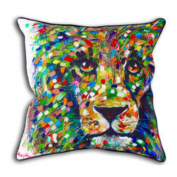 Green Lion Indoor/Outdoor Cushion Covers - Outdoor Cushions And Pillows