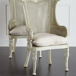Cypris Cane Chairs, Pair - Armchairs And Accent Chairs