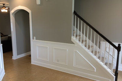 Inspiration for a mid-sized timeless staircase remodel in Tampa