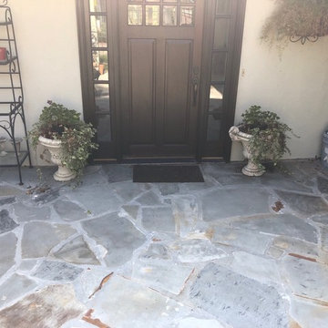 Flagstone Patio Re-build and Drainage