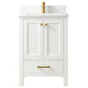 Shannon Bathroom Vanity Set, White, 24 Inch, Without Mirror