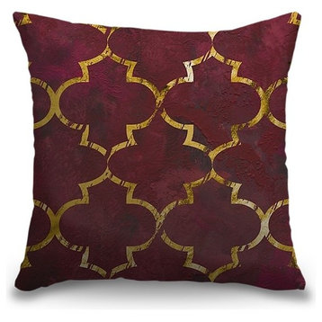 "Glam Geometry" Pillow 16"x16"