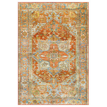 Leicester LEC-2306 5'3"x7' Machine Washable Rug