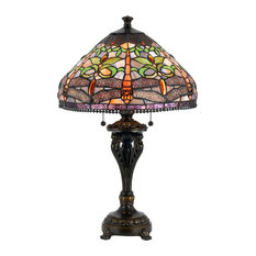 leaded glass table lamps