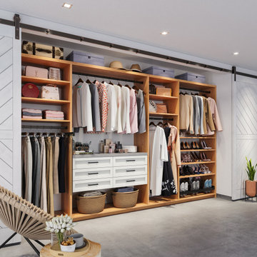 Farmhouse Reach-In Closet