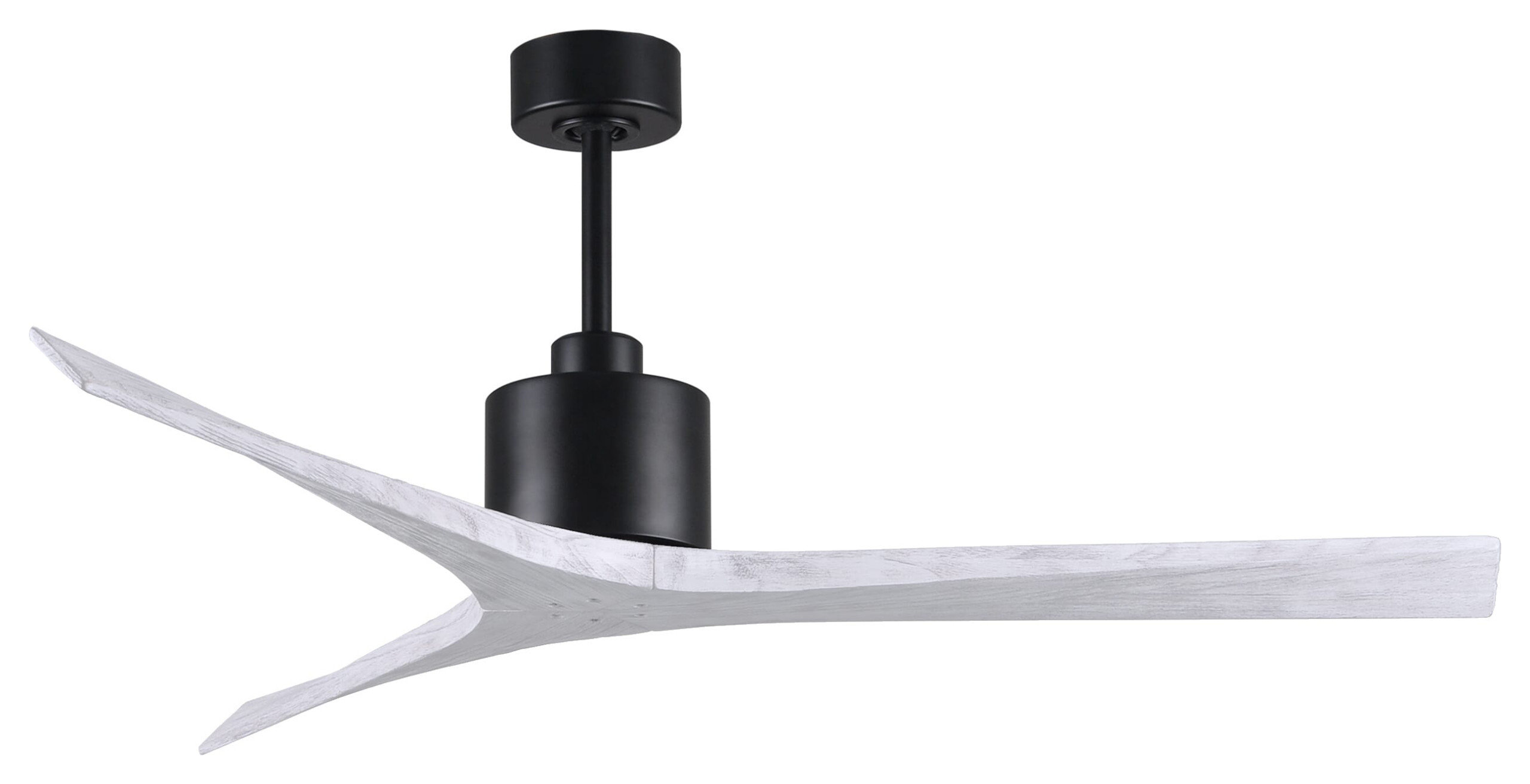Mollywood 6-Speed DC 60 Ceiling Fan in Matte Black with Matte White ...