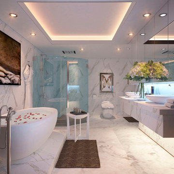 Nội thất căn hộ Penthouse - dự án Riverpark Residence